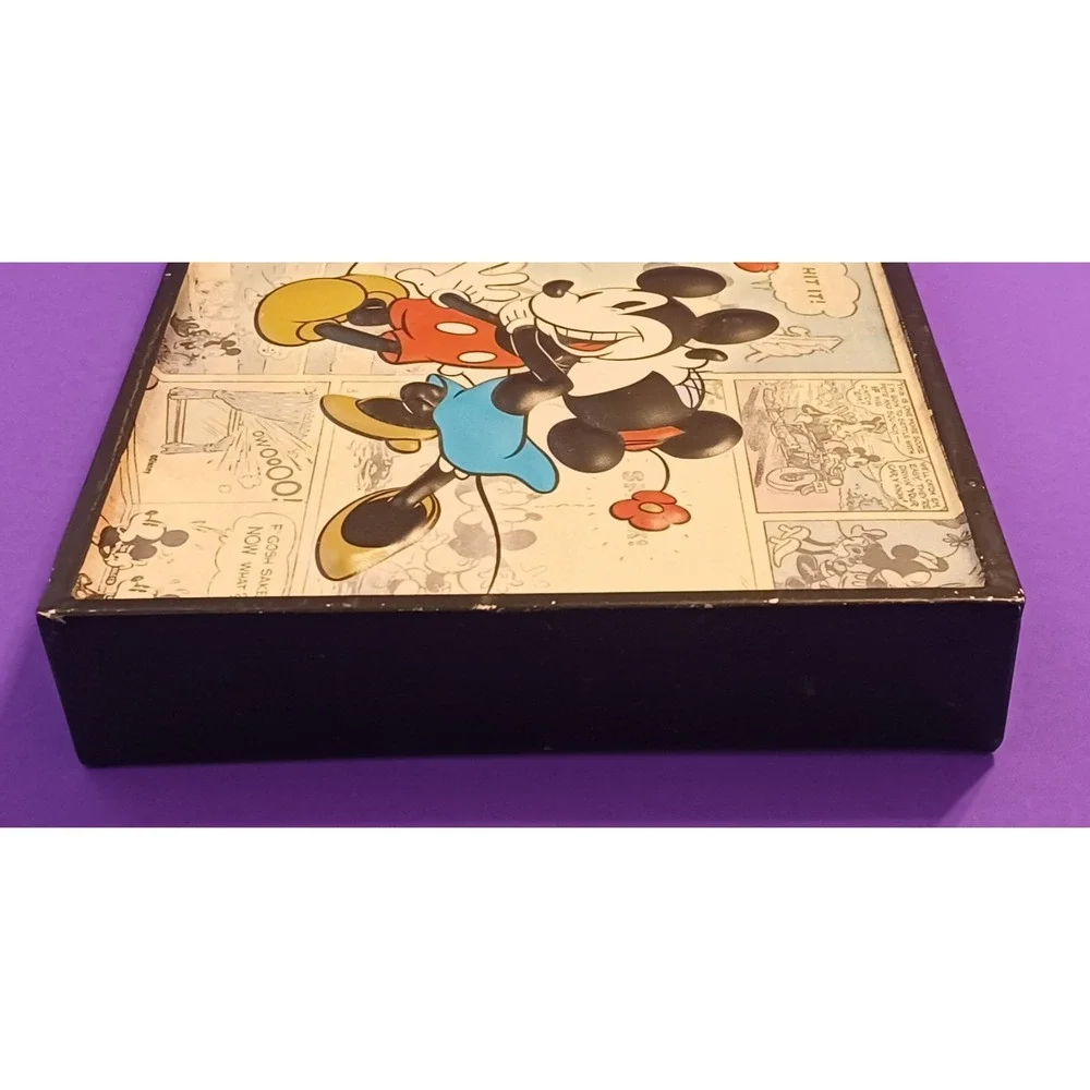 Disney Mickey & Minnie Comic Strip Book Style Embossed Metal Sign‎ Wall Decor